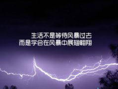 關于生活的勵志句子