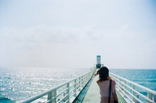 不開心看海的心情句子